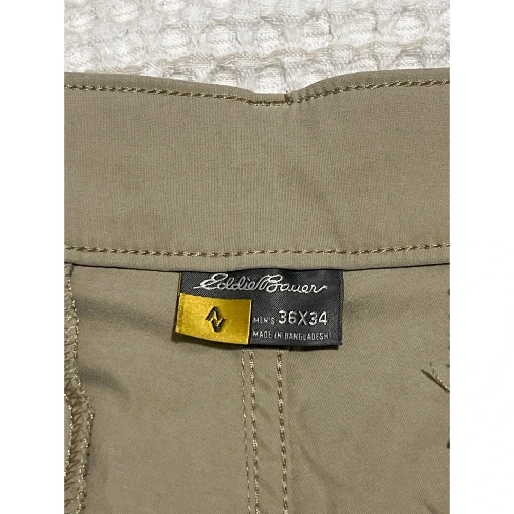 Eddie Bauer Pants Men’s 36x33 Travex Horizon Chino Performance Hiking Outdoors - Picture 15 of 17